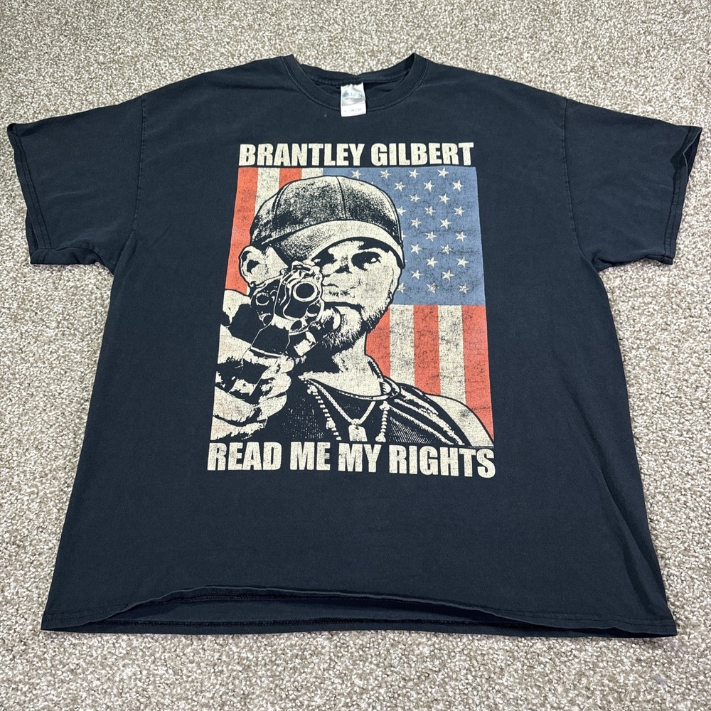 Brantley Gilbert "Read Me My Rights" 2014 Shirt - XL
